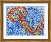 Orange Sea Nettle Fine Art Print