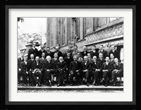 1927 Solvay Conference on Quantum Mechanics Framed Print