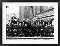 1927 Solvay Conference on Quantum Mechanics Framed Print