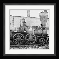 Richmond, Va. Damaged locomotives Fine Art Print