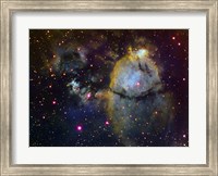NGC 896 (part of the Heart nebula) in Cassiopeia Fine Art Print