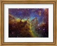 Part of the IC1805 (Heart nebula) in Cassiopeia Fine Art Print