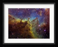Part of the IC1805 (Heart nebula) in Cassiopeia Fine Art Print