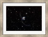 Antennae (NGC 4038 and 4039), interacting pair of galaxies in Corvus Fine Art Print