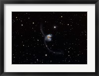 Antennae (NGC 4038 and 4039), interacting pair of galaxies in Corvus Fine Art Print