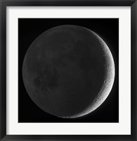 Moon with earthshine Fine Art Print