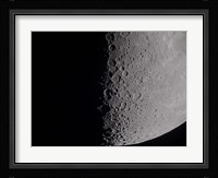 South terminator of 7 day moon Fine Art Print