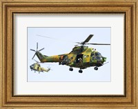 Romanian Air Force IAR-330L SOCAT helicopters Fine Art Print