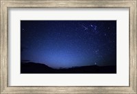 A bright sporadic meteor in the patagonic skies of Somuncura, Argentina Fine Art Print