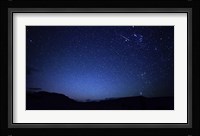 A bright sporadic meteor in the patagonic skies of Somuncura, Argentina Fine Art Print