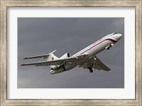 A Tupolev Tu-154M in flight over Bulgaria Fine Art Print