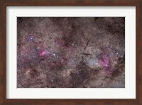 False Comet area in Scorpius along with NGC 6188 nebulosity in Ara Fine Art Print