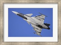 Hungarian Air Force Saab JAS-39C Gripen fighter plane Fine Art Print