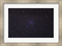 Messier 41 below the bright star of Sirius in the constellation Canis Major Fine Art Print