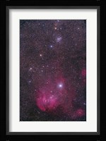 NGC 3766 and the Lambda Cen Nebula in the constellation Centaurus Fine Art Print