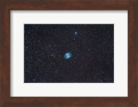 The Dumbbell Nebula, a planetary nebula in the constellation Vulpecula Fine Art Print