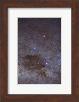 The Southern Cross and Coalsack Nebula in Crux Fine Art Print