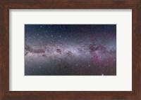 Mosaic of the southern Milky Way from Vela to Centaurus Fine Art Print