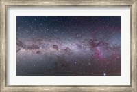 Mosaic of the southern Milky Way from Vela to Centaurus Fine Art Print