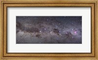 Widefield view of the southern constellations of Centaurus and Crux Fine Art Print