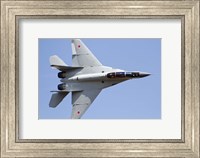 An MiG-29M2 performing at Aeromiting Batajnica 2012 airshow Fine Art Print