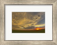 Cloudscape at sunset, Alberta, Canada Fine Art Print