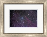 Open cluster Messier 38 in the constellation Auriga Fine Art Print