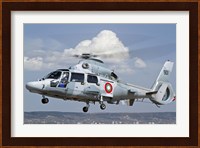 Eurocopter AS-565MB Panther prepares for landing Fine Art Print