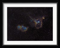 The Heart and Soul Nebulae Fine Art Print