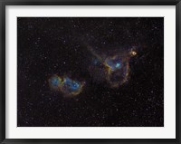 The Heart and Soul Nebulae Fine Art Print