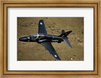 A Hawk jet trainer aircraft of the Royal Air Force Fine Art Print