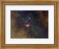 Widefield view of nebulae in Sagittarius Fine Art Print