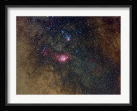 Widefield view of nebulae in Sagittarius Fine Art Print