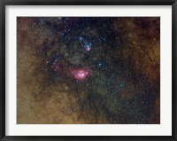 Widefield view of nebulae in Sagittarius Fine Art Print