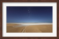 Alpha and Beta Centauri seen from the beach in Miramar, Argentina Fine Art Print