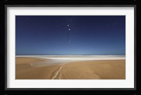 Alpha and Beta Centauri seen from the beach in Miramar, Argentina Fine Art Print