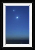 Conjunction of Jupiter, Venus and Mercury Fine Art Print
