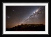 The Milky Way rising above the hills of Azul, Argentina Fine Art Print