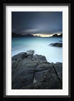 A long exposure scene at Haukland Beach in Lofoten, Norway Fine Art Print