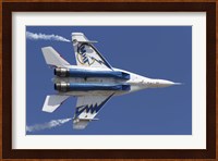 Bottom view of a Russian MiG-29OVT aerobatic aircraft Fine Art Print