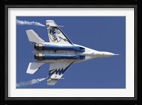 Bottom view of a Russian MiG-29OVT aerobatic aircraft Fine Art Print