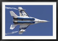 Bottom view of a Russian MiG-29OVT aerobatic aircraft Fine Art Print