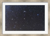 The Andromeda Galaxy and Triangulum Galaxy with star clusters Fine Art Print