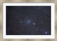 Open clusters Messier 35 and NGC 2158 in the constellation Gemini Fine Art Print