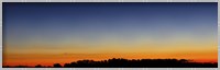 Wide panorama of Comet Panstarrs, Buenos Aires, Argentina Fine Art Print