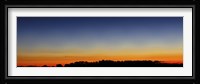 Wide panorama of Comet Panstarrs, Buenos Aires, Argentina Fine Art Print