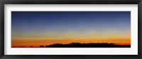 Wide panorama of Comet Panstarrs, Buenos Aires, Argentina Fine Art Print