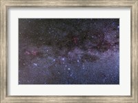Nebulosity in Cassiopeia showing NGC 7822 and IC 1805 Fine Art Print