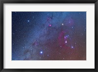 Orion and the Winter Triangle stars Fine Art Print