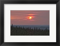Sunset at Horseshoe Canyon, Cypress Hills Interprovincial Park, Alberta, Canada Fine Art Print